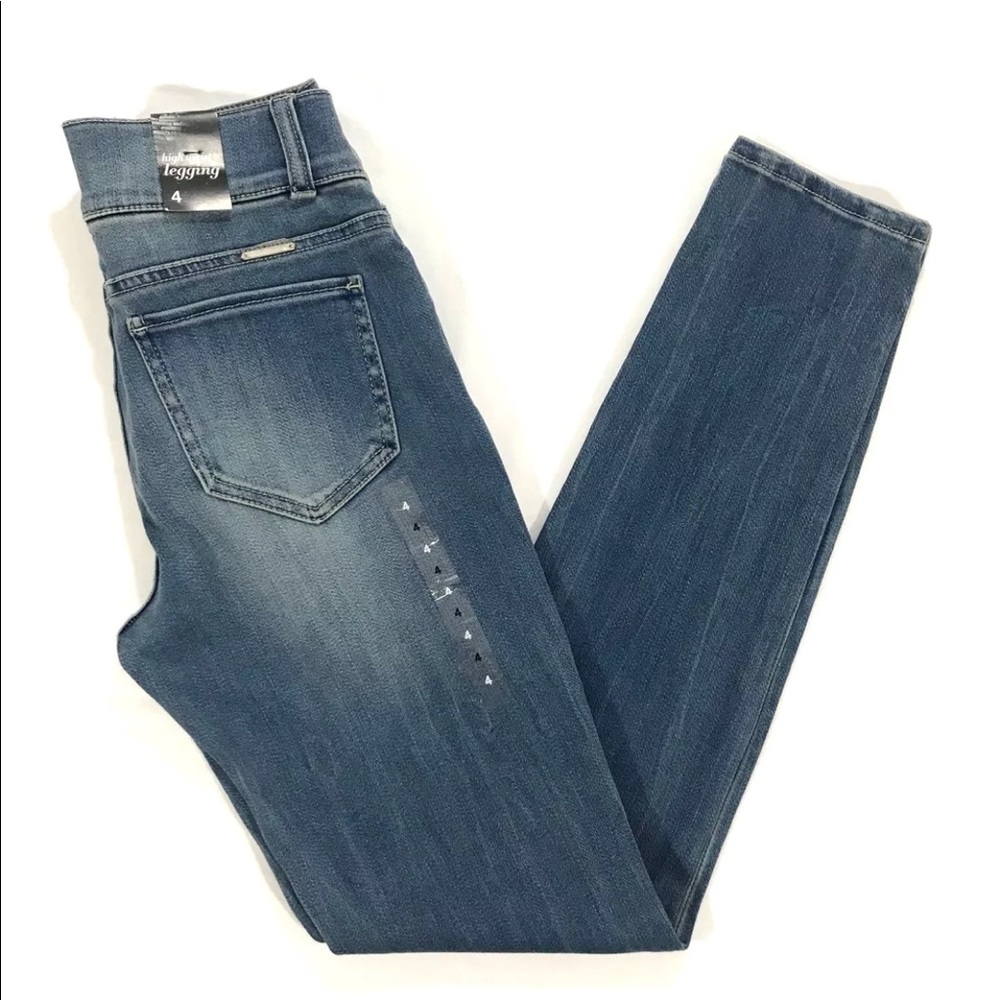 NY&C Womens Soho Jean High Waist Legging Sz 4